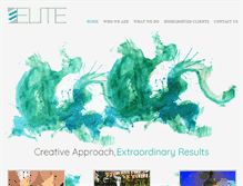 Tablet Screenshot of eliteglobalevents.com